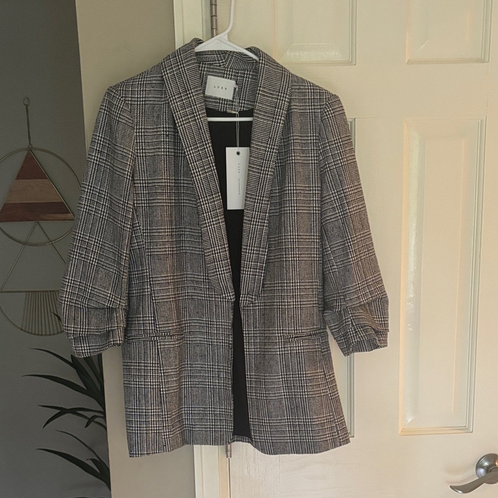 Plaid Women's Blazer